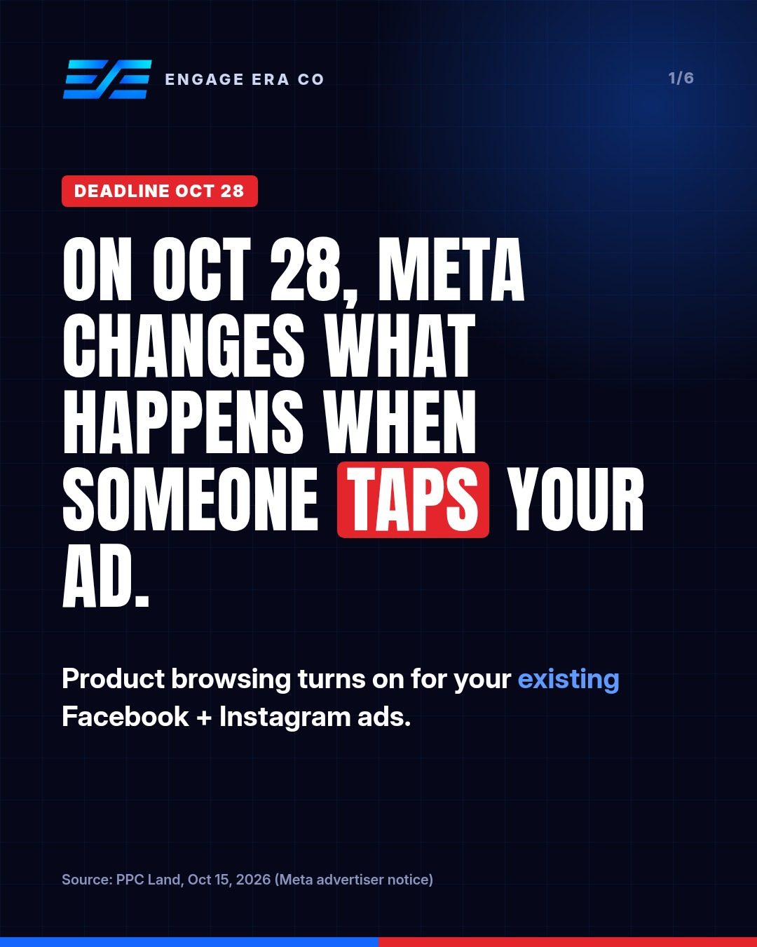 On Oct 28, Meta Changes What Happens When Someone Taps Your Ad
